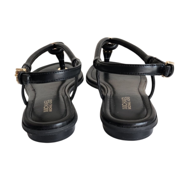 Michael Kors Holly Rope Leather Sandals Flip Flops NIB - Picture 6 of 14